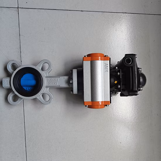 단일 이중 3개 작동식 공압 밸브 포지셔너